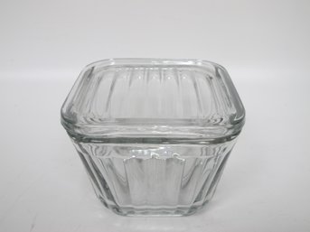1932 Anchor Hocking Glass Refrigerator Dish With Lid