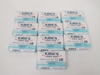 Kirk's Original Coco Castile Bar Soap 4 Oz - Set Of 10