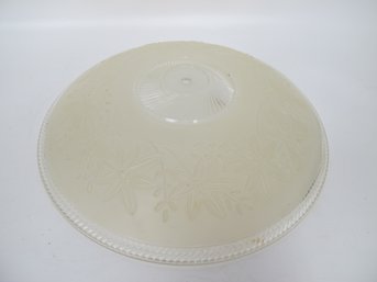 Vintage Frosted Glass Floral Ceiling Light Shade