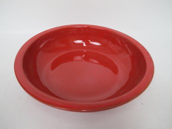 Pier 1 Red Ceramic Serving Bowl - 10' Diameter