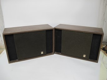 Lot Of 2: Vintage Jensen TF-15 High Fidelity Bookshelf Speaker System