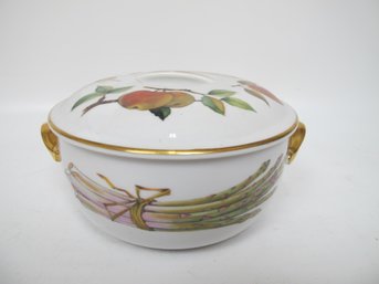 Royal Worcester Lidded Tureen With Fruit And Floral Design