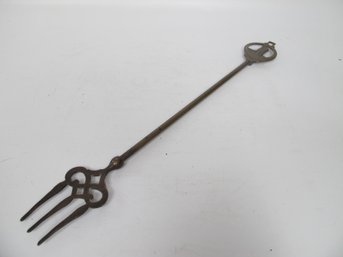 Vintage Lynmouth Brass Toasting Fork - 18' Long