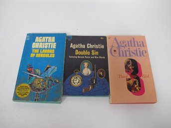 Vintage Agatha Christie Paperback Collection - 3 Classic Mystery Novels
