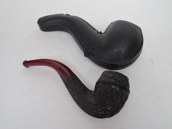 Vintage Redmanol Smoking Pipe With Original Case