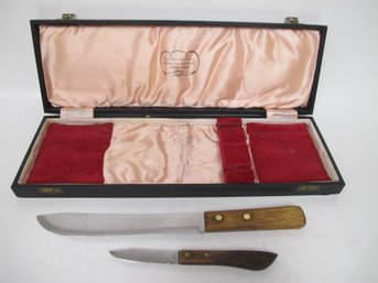 Vintage Regent Sheffield Knife Set In Original Case