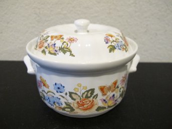 Aynsley HyStyle Covered Casserole Dish - Floral Design