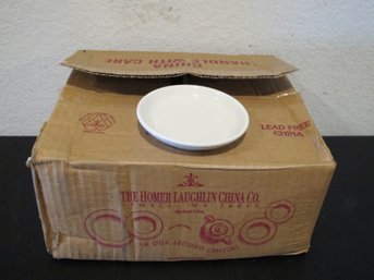 Box Of 20 Homer Laughlin China Co. Ashtray Coasters