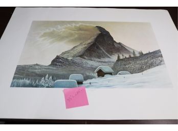 Matterhorn Zermatt Alpine Serenity Print By Reynolds Thomas