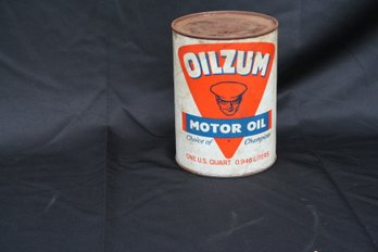 Vintage Full Can Of Oilzum Motorcycle Oil Unopened