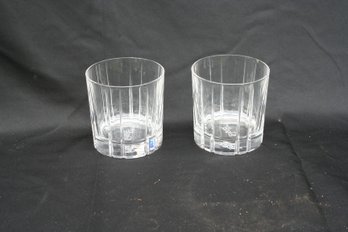 Set Of Two (2) B&B Fine Crystal High Ball Glasses