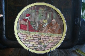 Large Royal Doulton Bishop And Monks Charger/platter
