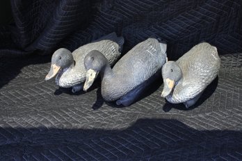 Carry Lite Duck Decoys Sport Plast Made In Italy Set Of Three (3)