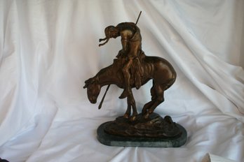 Fraser 'end Of The Trail' Bronze Sculpture