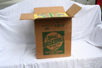 1987 Topps Baseball Cards Wax Set Full Case - (20 Boxes Of 36 Packs)