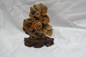 Gorgeous Vintage Asian Soapstone Carving (3 Of 4)