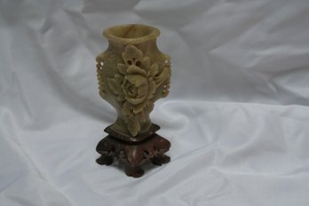 Gorgeous Vintage Asian Soapstone Carving (4 Of 4)