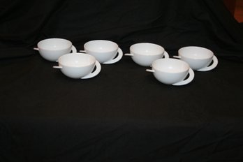 Set Of Six (6) Rosenthal Germany Studio Linie Handled Bowls