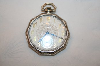 Antique Waltham 14kt Solid White Gold Pocket Watch