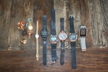 Lot Of Eight (8) Miscellaneous  Watches - Untested (Lot #2)