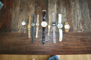 Lot Of Nine (9) Miscellaneous  Watches - Untested (Lot #3)