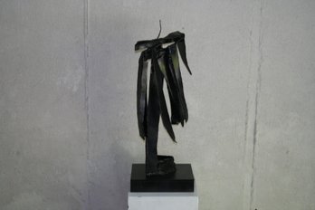 Stunning Modernism Abstract Metal Sculpture By Elsa Blum