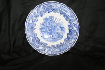 Spode 'RURAL SCENES' Blue Room Collection Dinner Plate Made In England