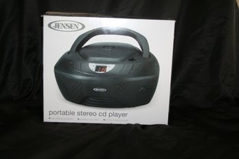 Jensen Portable Stereo CD Player - New In Box