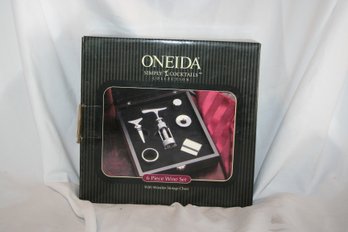 Oneida Simply Cocktails Collection 6 Piece Wine Set - New In Box