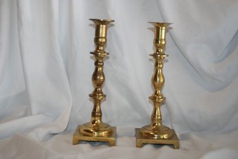 10'' Brass Decorative Candlesticks Made In Chile