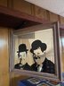 Stan Laurel & Oliver Hardy Etched Mirror