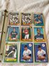 Book Of MLB Baseball Trading Cards 80s