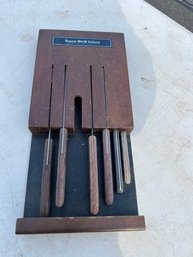 Knife Block With Knife