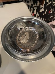 Handmade Silver Plated Trays - Engraved Designs