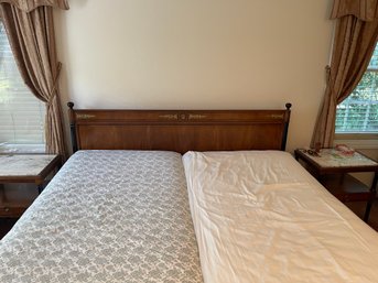 Vintage John Stuart King Bed (twins To Form King)