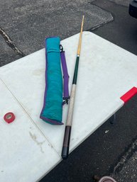 Pool Stick With Carrying Case