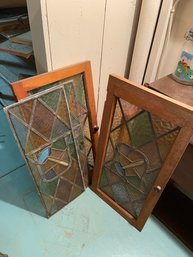Stained Glass - 2 Framed , 2 Unframed