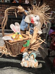 Easter Decor Statues