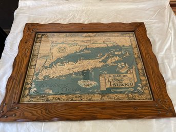 Vintage Map Long Island