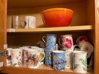 Mugs, Pyrex Baking Dishes