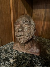 Hand Sculpted Head Statue