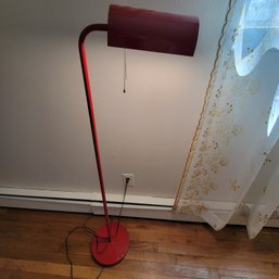 MCM Red Floor Lamp