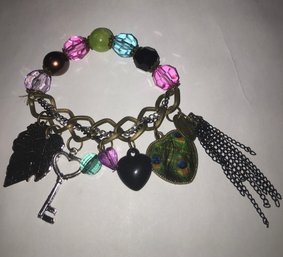 New Beaded Charm Bracelet