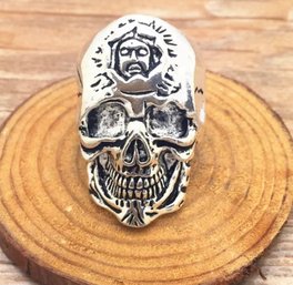 Brand New Skull Tribal Ring - Size 11