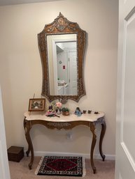 Entryway Table & Mirror