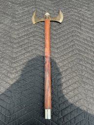 Double Edge Pole Axe Gothic Victorian Medieval