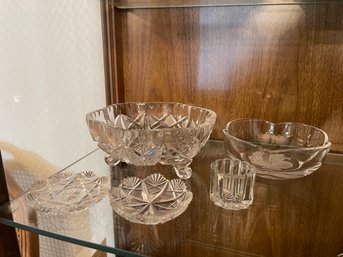 5 - Glass Bowls, Plates