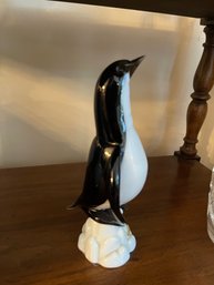 Murano Glass Penguin Statue