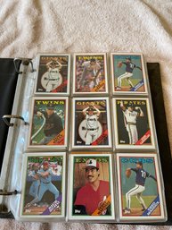 Book Of MLB Baseball Trading Cards 80s - Mixed Teams