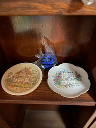 Collectible Plates, Blown Glass Fish